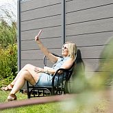 tuinschermen en deuren   composiet