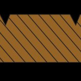 Kapur terrasplank v-groef