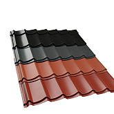 Dakpanplaten t.b.v. Douglasvision kapschuur Comfort 600 x 320 cm, (23 M2) Zwart.