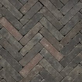 Gebakken UWF60 Getrommeld - Aubergine/Zwart bezand
