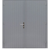 Hardhouten dubbele dichte deur Prestige