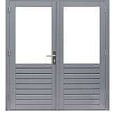 Hardhouten dubbele glas deur Prestige