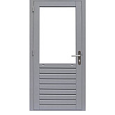 Hardhouten enkele glas deur Prestige