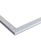 Daktrim aluminium met ronde kraal
