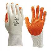 Handschoen latex oranje
