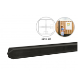 Betonpaal hoekpaal mdk  t.b.v. betonplaten met rotsmotief 10 x 10 x 275cm gecoat