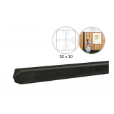 Betonpaal T-paal mdk t.b.v. betonplaten met rotsmotiefmotief 10 x 10 x 275cm gecoat