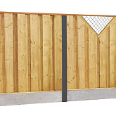 Betonplaat glad 24 x 3,5 x 180 cm, antraciet, ongecoat.