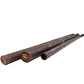 Bamboe paal - zwart