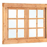 Douglas dubbel uitzetraam