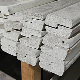 Glaslat met sponning