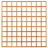 Hardhout trellis 180 x 180 cm, recht, kunstmatig gedroogd