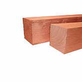 Douglas gesch paal 12 x 12 x 250 cm, onbehandeld