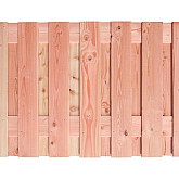 Douglas gesch plankenscherm 19-pl | 1,6x14 cm, 180 x 90 cm, onbehandeld.