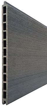 WPC Premium XL fence board Dark Grey 21x310mm (wb 300mm) L-178cm FSC®100%