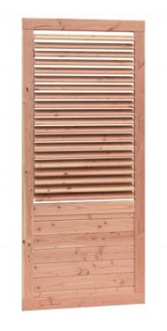 Douglas shutter-element 224 van 89 cm breed - kleurloos geïmpregneerd.