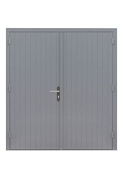 Hardhouten dubbele dichte deur Prestige