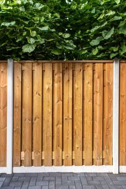 TC Betonpaal glad mdk 10 x 10 x 280 cm, GRIJS met kabeldoorvoer 