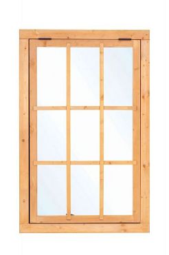 Douglas uitzetraam 9-ruits 100 x 155,4 cm, onbehandeld