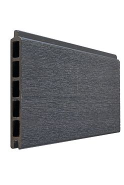 WPC Premium fence board Dark Grey 21x160mm (wb 150mm) L-178cm FSC®100%