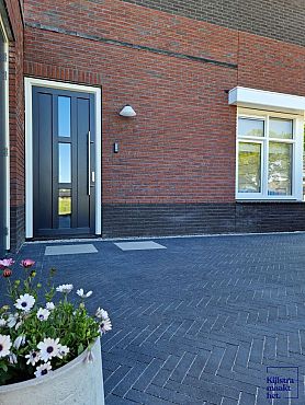 ZF Waalformaat strak 20x5x6 cm Antraciet Komo