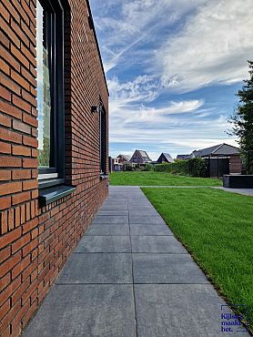 H2O terrastegel 60x60x4 cm Black Slate (verpakt op ww pallet)