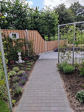 Patio BSS 6cm TOP mini facet Komo Nero - Kleurechte deklaag (verpakt op ww pallet)