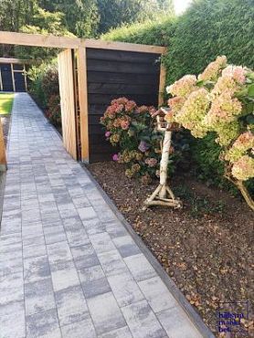 H2O terrassteen 20x30x6 cm Grey mix ( verpakt op ww pallet)
