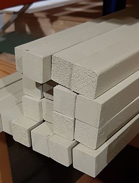 Glaslat 25 x 25 mm