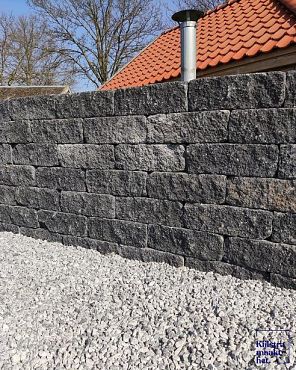 Getrommelde Splitblok 32x13x11 cm Nero 2.0 ( verpakt op ww pallet)