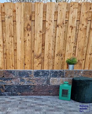 Getrommelde Splitblok 15x15x60 cm Purple 2.0  ( verpakt op ww pallet)