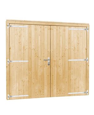 Vuren dubbele deur Extra breed - Extra hoog