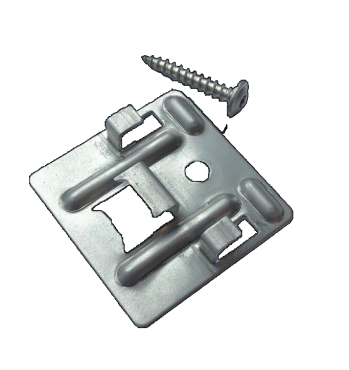 WEO Classic Gardenwall clip 100 clips+schroeven 4x25mm RVS AISI304 (1091)
