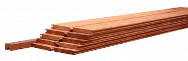 Betowood scherm douglas + afdekkap 187 x 224 cm, onbehandeld.