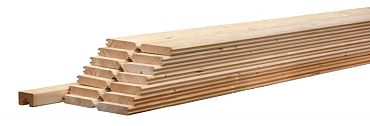 Betowood scherm vuren + afdekkap 187 x 224 cm, groen ge#mpregneerd.