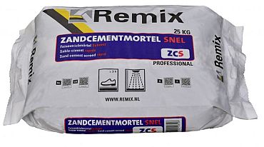 Zandcementmortel