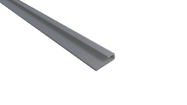 Alu start profiel WEO Classic & Bamboe Symphony 25x0,7mm L-300cm