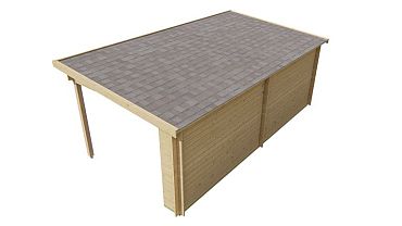 Blokhut - Tuinhuis Chappo | 28 mm | vuren Red Class Wood geïmpregneerd