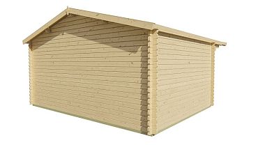 Blokhut - Tuinhuis Gustav | 44 mm | vuren grijs geïmpregneerd