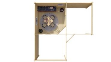 Blokhut - Tuinhuis Jutka | 44 mm | vuren onbehandeld