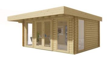 Blokhut - Tuinhuis Yorick | 44 mm | vuren Red Class Wood geïmpregneerd