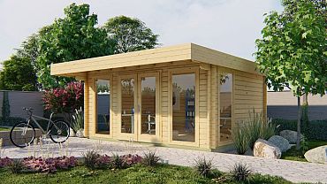 Blokhut - Tuinhuis Yorick | 44 mm | vuren onbehandeld