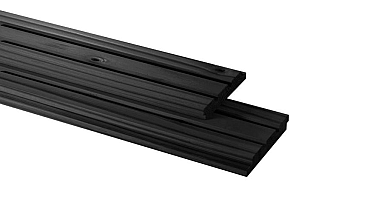 # Vuren gesch triple profiel 2,2 x 14 x 300 cm, zwart gedompeld