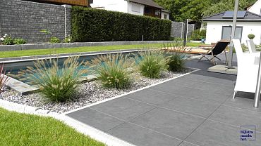 SolidSquare 60x60x3 cm puzzolato nero ( Verpakt op WW pallet)