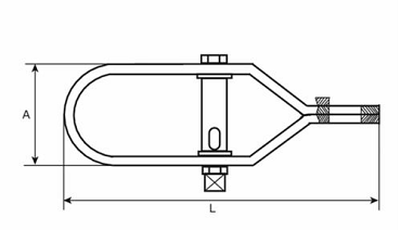 * Draadspanner groen geplast nr 2   95mm