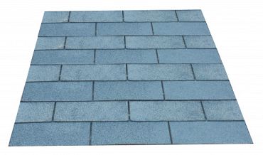 Dakshingles per pak # 3 m2, grijs.