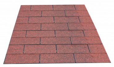 Dakshingles per pak # 3 m2, rood.