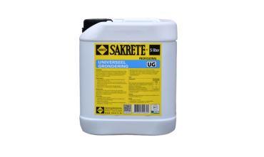 # VS601 sakrete universeel grondering UG/5ltr can vloeibare kunststofdispensie als voorstrijkmiddel voor zuigende- en zwakzuigende ondergrond.