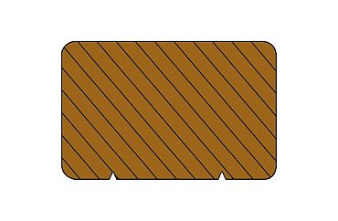 Bangkirai regel 42x65mm v-groeven L 305cm P500 KD 18% +/-2% Premium FCQ