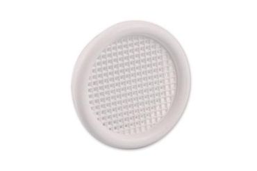 * Nedco ventilatierozet m kraag wit kunststof 45mm